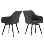 KantoormeubelenPlus Set van 2 fauteuils met draaifunctie