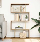 VidaXL Kamerscherm / boekenkast 4-laags 70x24x129 cm hout artisanaal