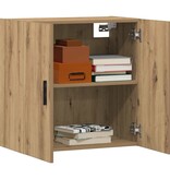 VidaXL Wandkast 60x31x60 cm bewerkt hout artisanaal eikenkleurig