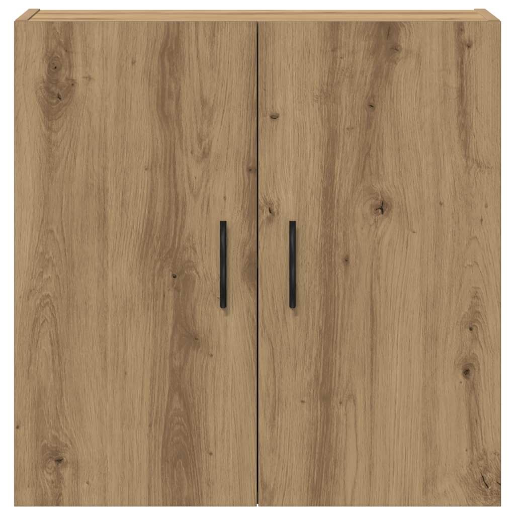 VidaXL Wandkast 60x31x60 cm bewerkt hout artisanaal eikenkleurig