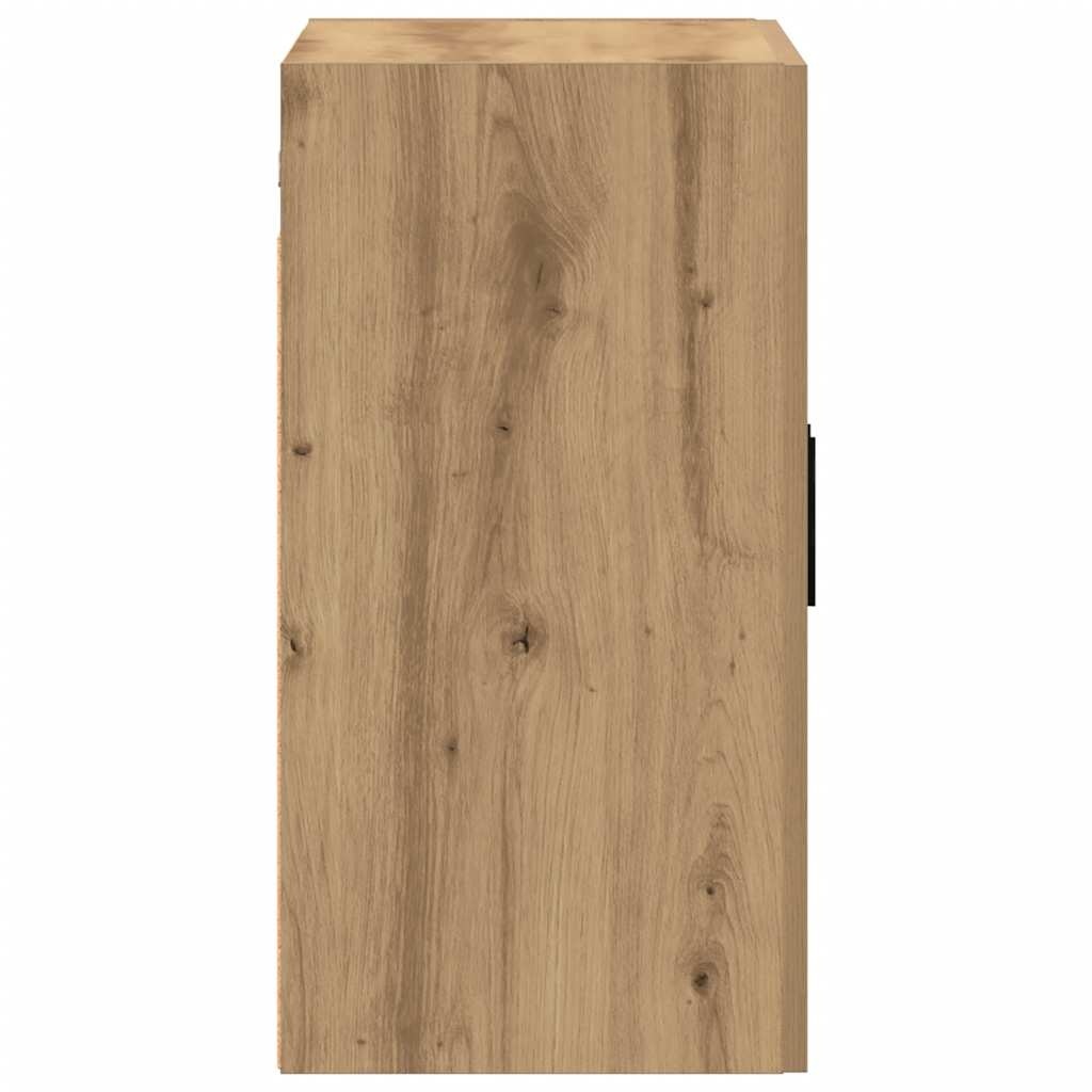 VidaXL Wandkast 60x31x60 cm bewerkt hout artisanaal eikenkleurig