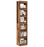 VidaXL Boekenkast/kamerscherm 40x30x198 cm oud houtkleurig