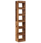 VidaXL Boekenkast/kamerscherm 40x30x198 cm oud houtkleurig