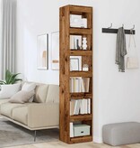 VidaXL Boekenkast/kamerscherm 40x30x198 cm oud houtkleurig