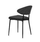 KantoormeubelenPlus Stoelenset van 2 met structuurstof