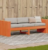 VidaXL Tuinbank 3-zits 189x60x62 cm massief grenenhout wasbruin