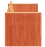 VidaXL Tuinbank 3-zits 189x60x62 cm massief grenenhout wasbruin