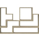 VidaXL Wandschap 96x12x64 cm bewerkt hout sonoma eikenkleurig