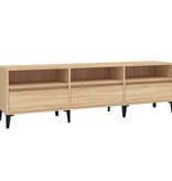 VidaXL Tv-meubel 150x30x44,5 cm bewerkt hout sonoma eikenkleurig