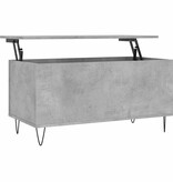 VidaXL Salontafel 90x44,5x45 cm bewerkt hout betongrijs