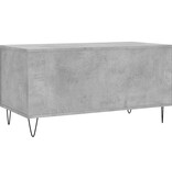 VidaXL Salontafel 90x44,5x45 cm bewerkt hout betongrijs