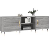 VidaXL Tv-meubel 150x30x50 cm bewerkt hout grijs sonoma eikenkleurig