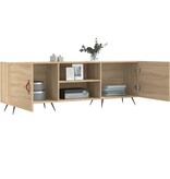 VidaXL Tv-meubel 150x30x50 cm bewerkt hout sonoma eikenkleurig