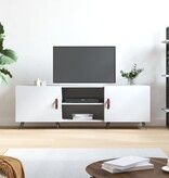 VidaXL Tv-meubel 150x30x50 cm bewerkt hout wit