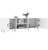VidaXL Tv-meubel 150x30x50 cm bewerkt hout wit