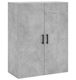 VidaXL Bovenkast 69,5x34x90 cm betongrijs