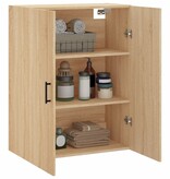 VidaXL Bovenkast 69,5x34x90 cm sonoma eikenkleurig