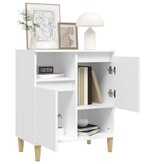 VidaXL Dressoir 60x35x70 cm bewerkt hout wit