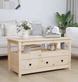VidaXL Salontafel 102x49x55 cm massief grenenhout