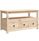 VidaXL Salontafel 102x49x55 cm massief grenenhout