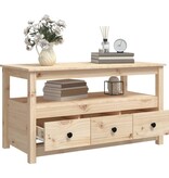 VidaXL Salontafel 102x49x55 cm massief grenenhout