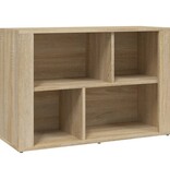 VidaXL Dressoir 80x30x54 cm bewerkt hout sonoma eikenkleurig