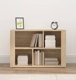 VidaXL Dressoir 80x30x54 cm bewerkt hout sonoma eikenkleurig