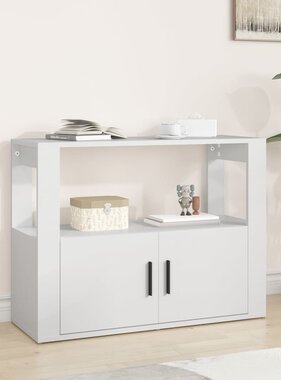 VidaXL Dressoir 80x30x60 cm bewerkt hout wit