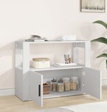 VidaXL Dressoir 80x30x60 cm bewerkt hout wit