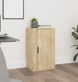 VidaXL Dressoir 40x33x70 cm bewerkt hout sonoma eikenkleurig