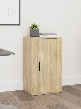 VidaXL Dressoir 40x33x70 cm bewerkt hout sonoma eikenkleurig