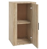 VidaXL Dressoir 40x33x70 cm bewerkt hout sonoma eikenkleurig