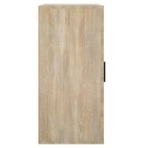 VidaXL Dressoir 40x33x70 cm bewerkt hout sonoma eikenkleurig