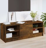 VidaXL Tv-meubel 102x35,5x36,5 cm bewerkt hout gerookt eikenkleurig