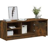 VidaXL Tv-meubel 102x35,5x36,5 cm bewerkt hout gerookt eikenkleurig