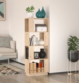 VidaXL Boekenkast/kamerscherm 51x25x132 cm massief grenenhout