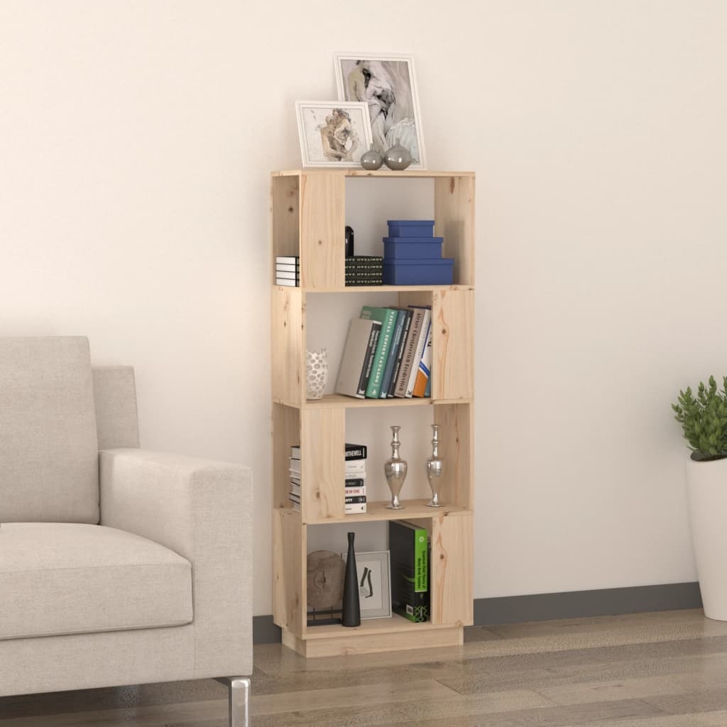 VidaXL Boekenkast/kamerscherm 51x25x132 cm massief grenenhout