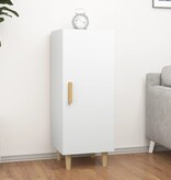 VidaXL Dressoir 34,5x34x90 cm bewerkt hout wit