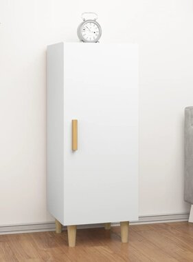 VidaXL Dressoir 34,5x34x90 cm bewerkt hout wit