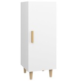 VidaXL Dressoir 34,5x34x90 cm bewerkt hout wit