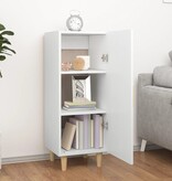 VidaXL Dressoir 34,5x34x90 cm bewerkt hout wit