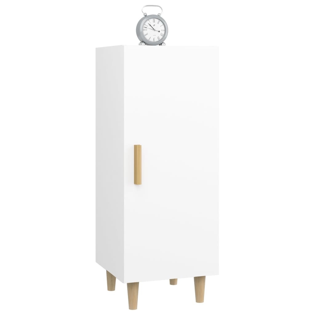 VidaXL Dressoir 34,5x34x90 cm bewerkt hout wit