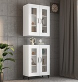 VidaXL Bovenkast 69,5x34x90 cm wit