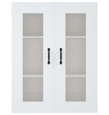 VidaXL Bovenkast 69,5x34x90 cm wit