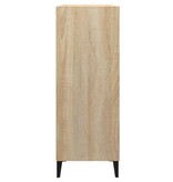 VidaXL Dressoir 69,5x32,5x90 cm bewerkt hout sonoma eikenkleurig