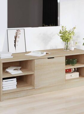 VidaXL Tv-meubel 102x35,5x36,5 cm bewerkt hout sonoma eikenkleurig
