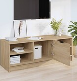 VidaXL Tv-meubel 102x35,5x36,5 cm bewerkt hout sonoma eikenkleurig