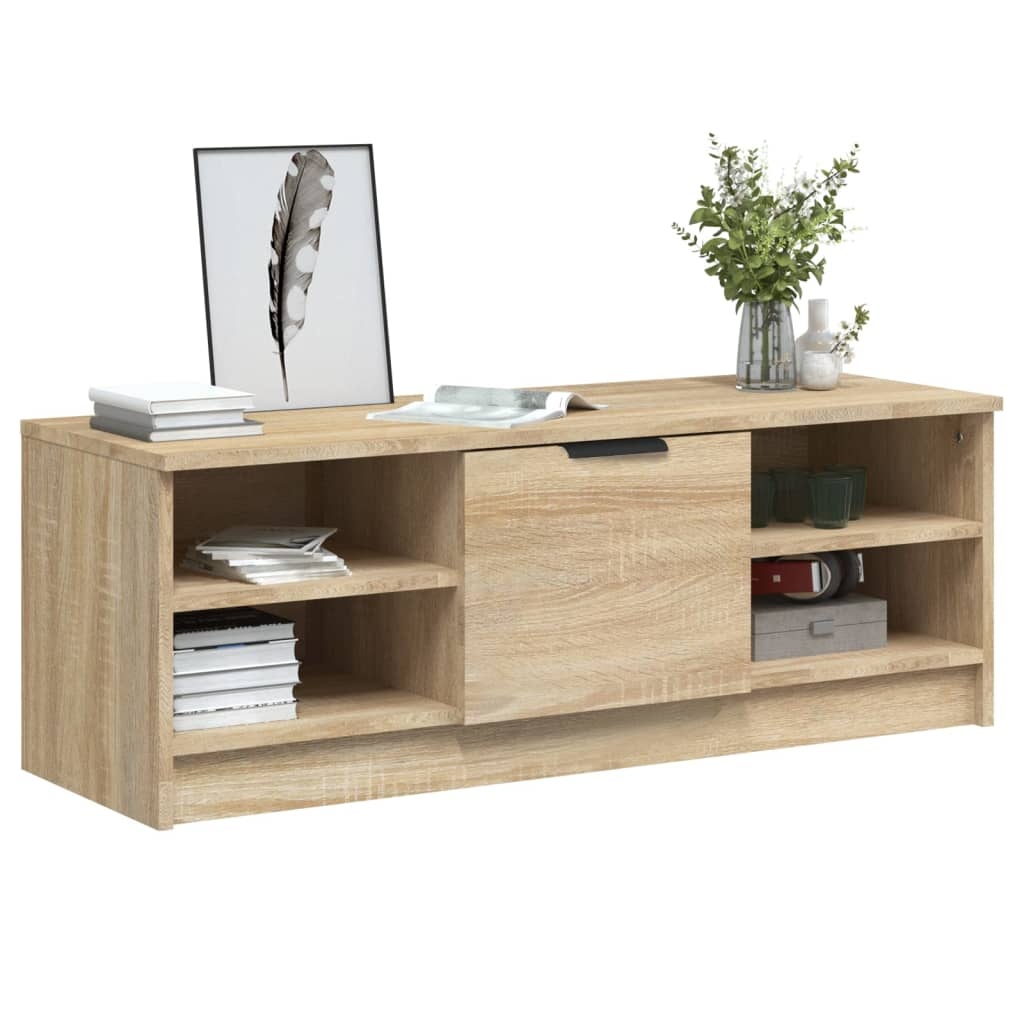 VidaXL Tv-meubel 102x35,5x36,5 cm bewerkt hout sonoma eikenkleurig