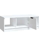 VidaXL Salontafel 102x50x36 cm bewerkt hout wit