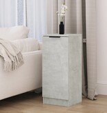 VidaXL Dressoir 30x30x70 cm bewerkt hout betongrijs